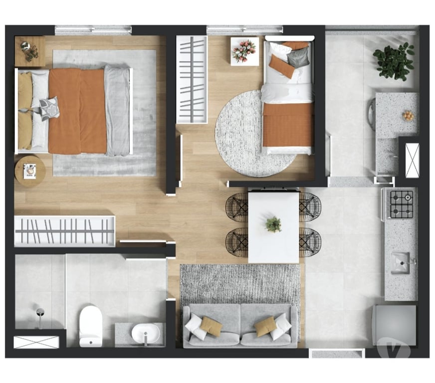 Empreendimentos imóveis Sao Paulo SP Jaraguá - Fotos para Lancamento 2 Dormitorios - Prox Estacao CPTM - V.Aurora