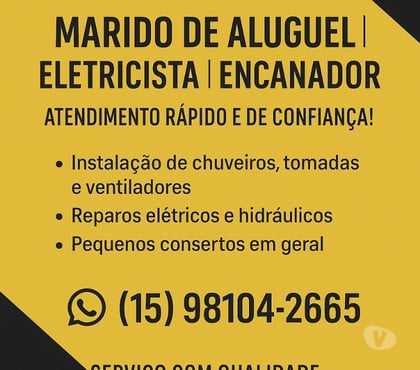 Profissionais liberais - Fotos para Marido de Aluguel 24 horas em Sorocaba