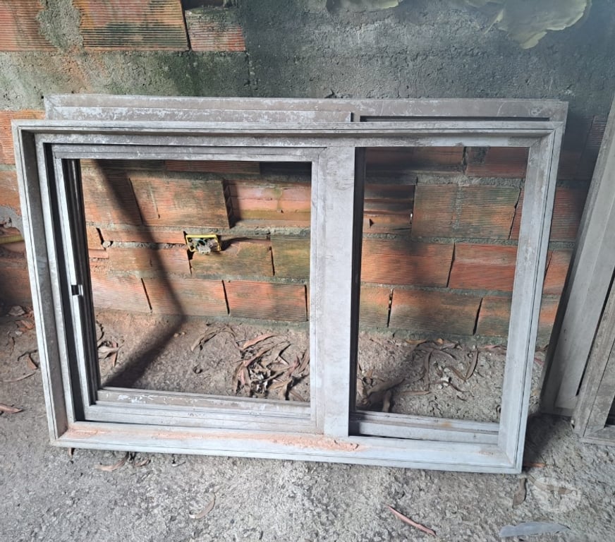 Decoração Casa Sao Paulo SP Pirituba - Fotos para Janela PVC cinza claro nova 1,36m x 0,93m Nova