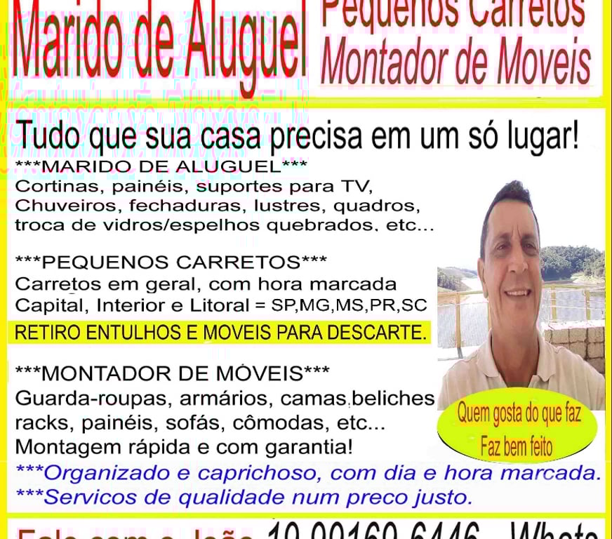 Reparo - Conserto - Reforma Paulinia SP - Fotos para Marido de Aluguel em Unicamp Campinas