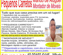 Pequenos Carretos em Paulinia