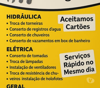 Reparo - Conserto - Reforma - Fotos para MARIDO DE ALUGUEL SOROCABA E VOTORANTIM