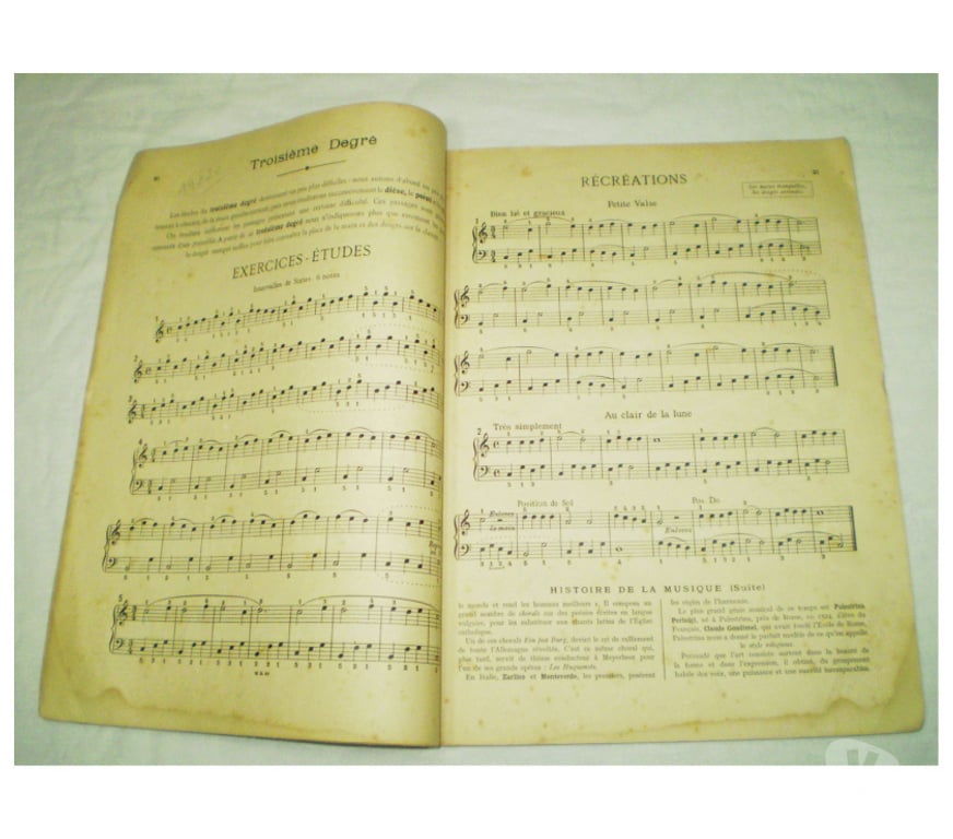 DVDs a Venda Porto Alegre RS Porto Alegre Sul - Fotos para Livro antigo Méthode Rose.V1.-Cód.527.1 -