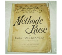Livro antigo Méthode Rose.V1.-Cód.527.1 -