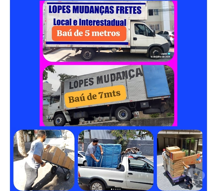 Mudanças - Frete Rio de Janeiro RJ Centro - Fotos para Fretes mudança Rio e interestadual ✳️✳️