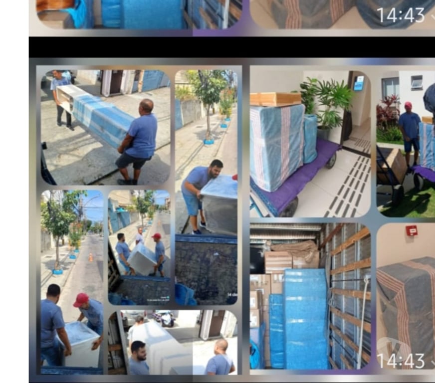 Mudanças - Frete Rio de Janeiro RJ Centro - Fotos para Fretes mudança Rio e interestadual ✳️✳️