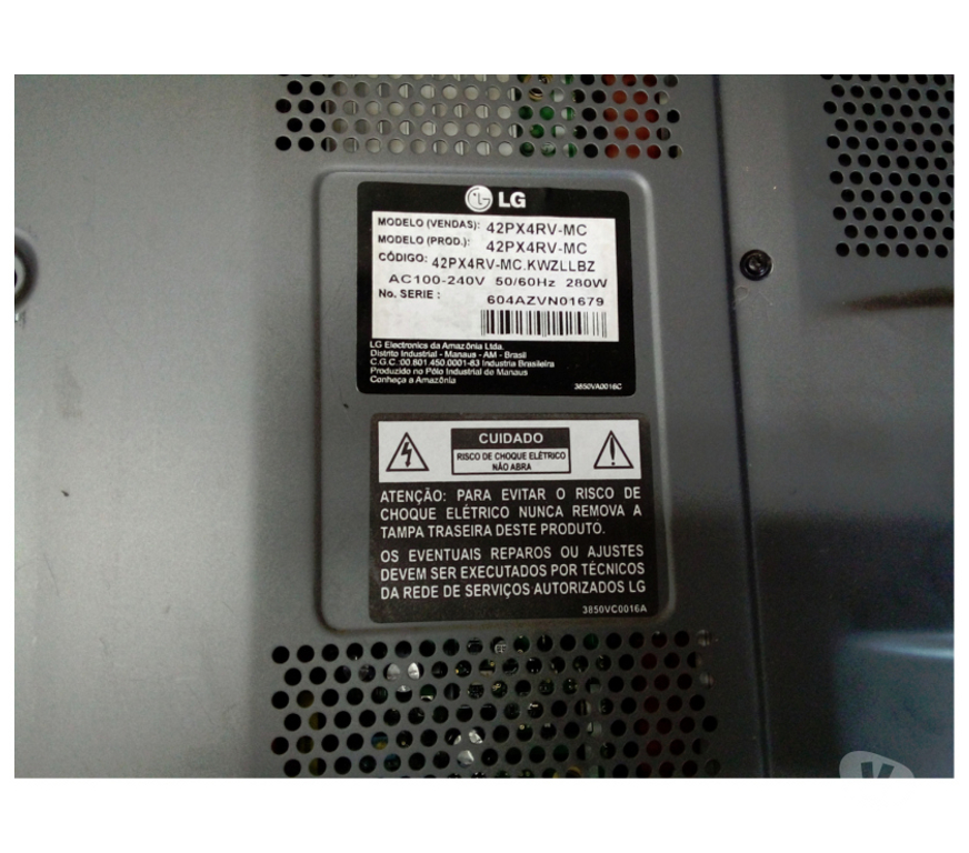 TV Usada Porto Alegre RS Porto Alegre Sul - Fotos para Televisor antigo de plasma LG.- Cód. 568 -
