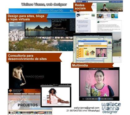 Serviços de informática - Fotos para Wallace Vianna Webdesigner freelancer Rio de Janeiro RJ
