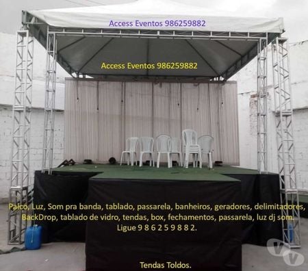 Serviços para eventos Fortaleza CE Parangaba - Fotos para PALCO coberto SOM PARA BANDA, SOM C luz,Tablado,Tenda