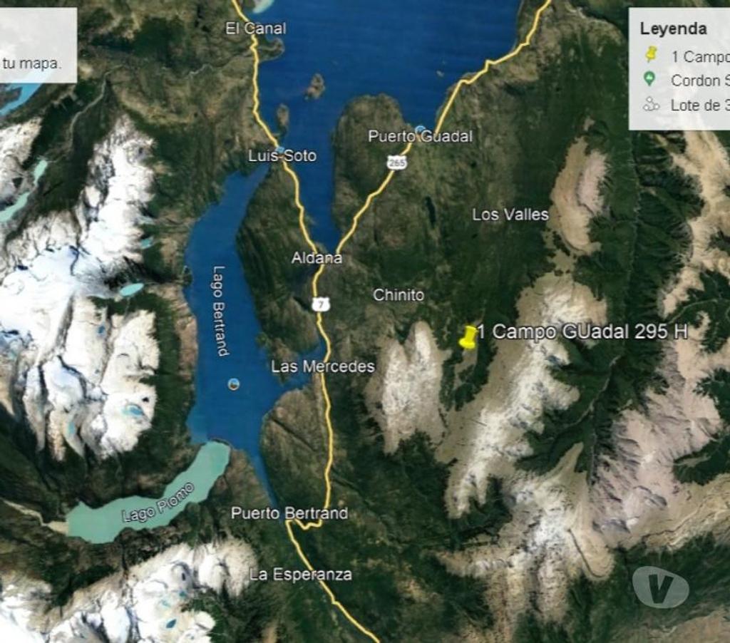 Venta de Haciendas General Carrera Chile Chico - Fotos de Campo de 295 hectareas Puerto Guadal Lago Gral Carrera-Aysen