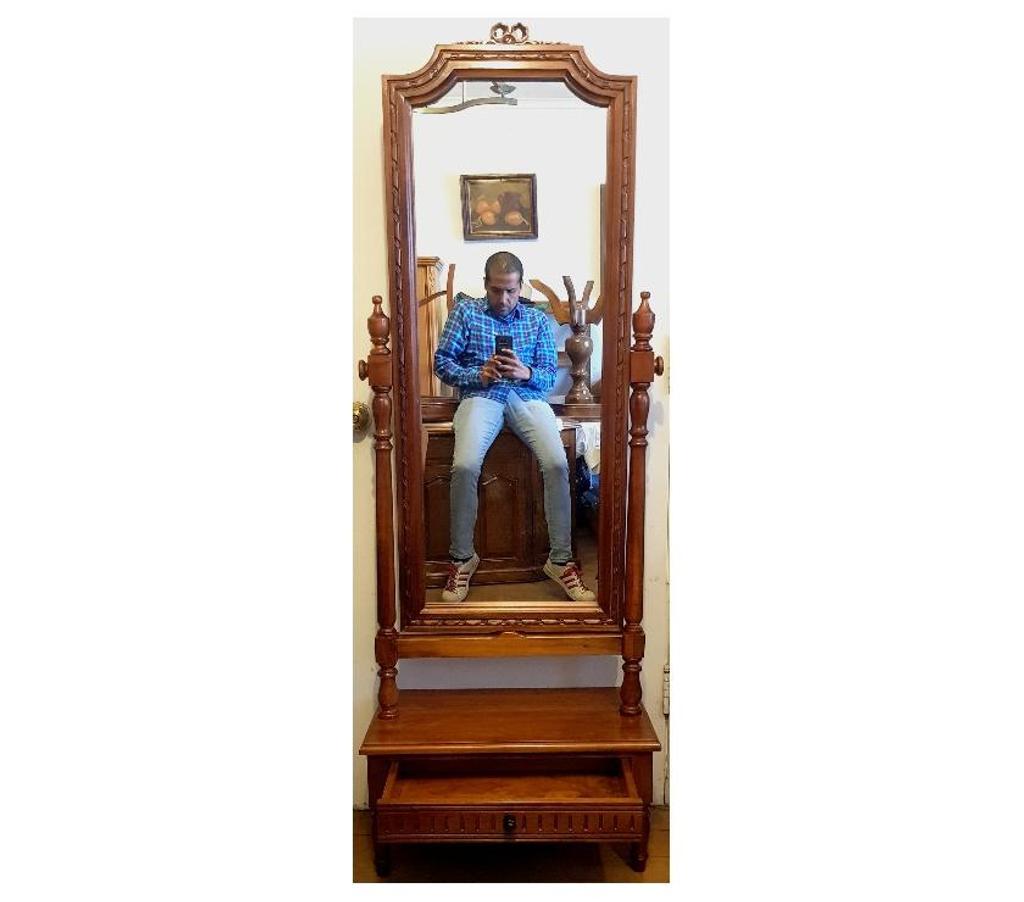 Muebles Santiago Quinta Normal - Fotos de Espejo de pie batiente estilo Luis XVI desmontable de Rauli