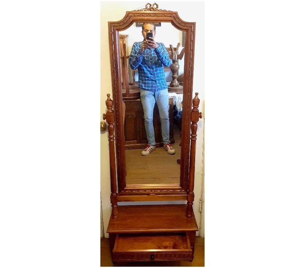 Muebles Santiago Quinta Normal - Fotos de Espejo de pie batiente estilo Luis XVI desmontable de Rauli