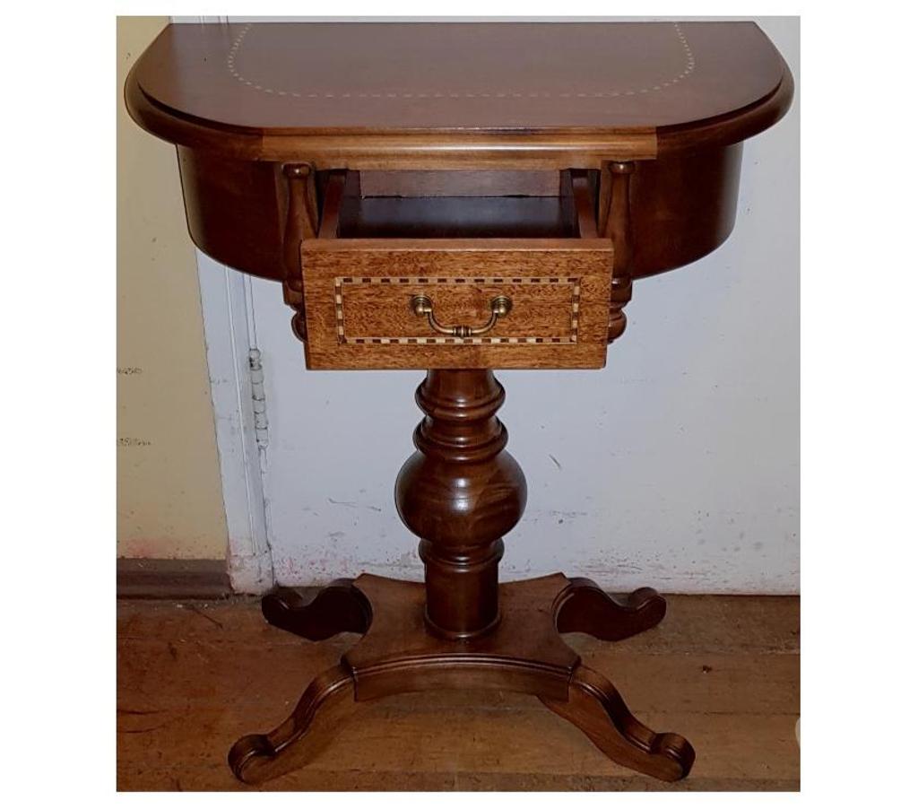 Muebles Santiago Quinta Normal - Fotos de Arrimo Auxiliar ovalado con cajon y marqueteria de Rauli