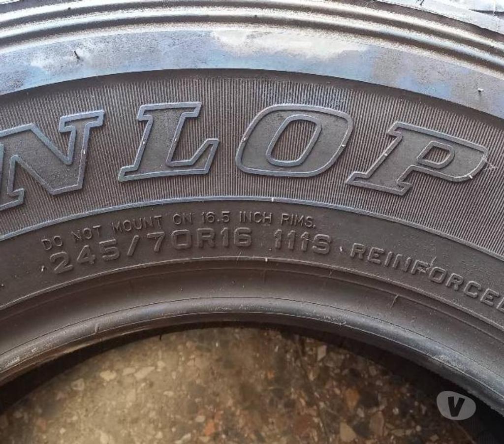 Accesorios para Autos Santiago Santiago - Fotos de 4 llantas 6 hoyos con o sin neumáticos dunlop 245-70-16