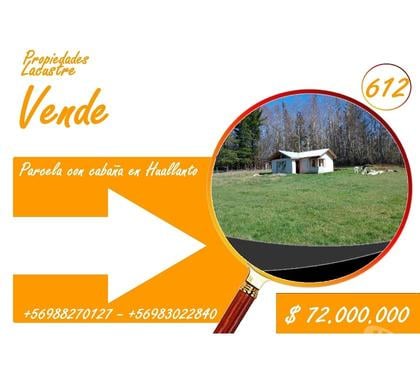 Inmobiliaria Villarrica Cautín - Fotos de 612- SE VENDE PARCELA CON CABAÑA