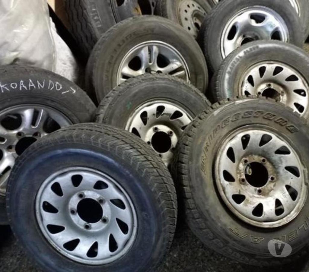Accesorios para Autos Santiago Santiago - Fotos de Varias llantas con neumàticos línea jeep Suzuki