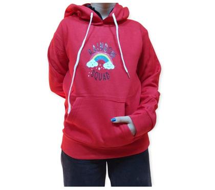 Ropa - Accesorios Ñuñoa Santiago - Fotos de Polerón Rojo Arcoiris Canguro Con Gorro