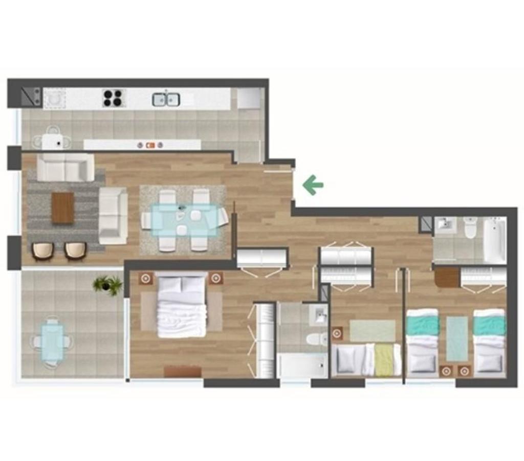 Bienes Raices Valparaíso Concón - Fotos de Maravilloso departamento en Bosques de Montemar, 3 d-2 b