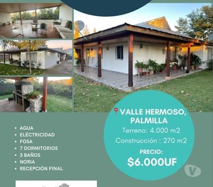 Inmobiliaria Palmilla Colchagua - Fotos de Vendo propiedad sector Valle Hermoso palmilla