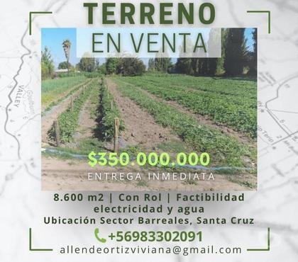 Terrenos Santa Cruz Colchagua - Fotos de Vendo terreno comercial ciudad Santa Cruz