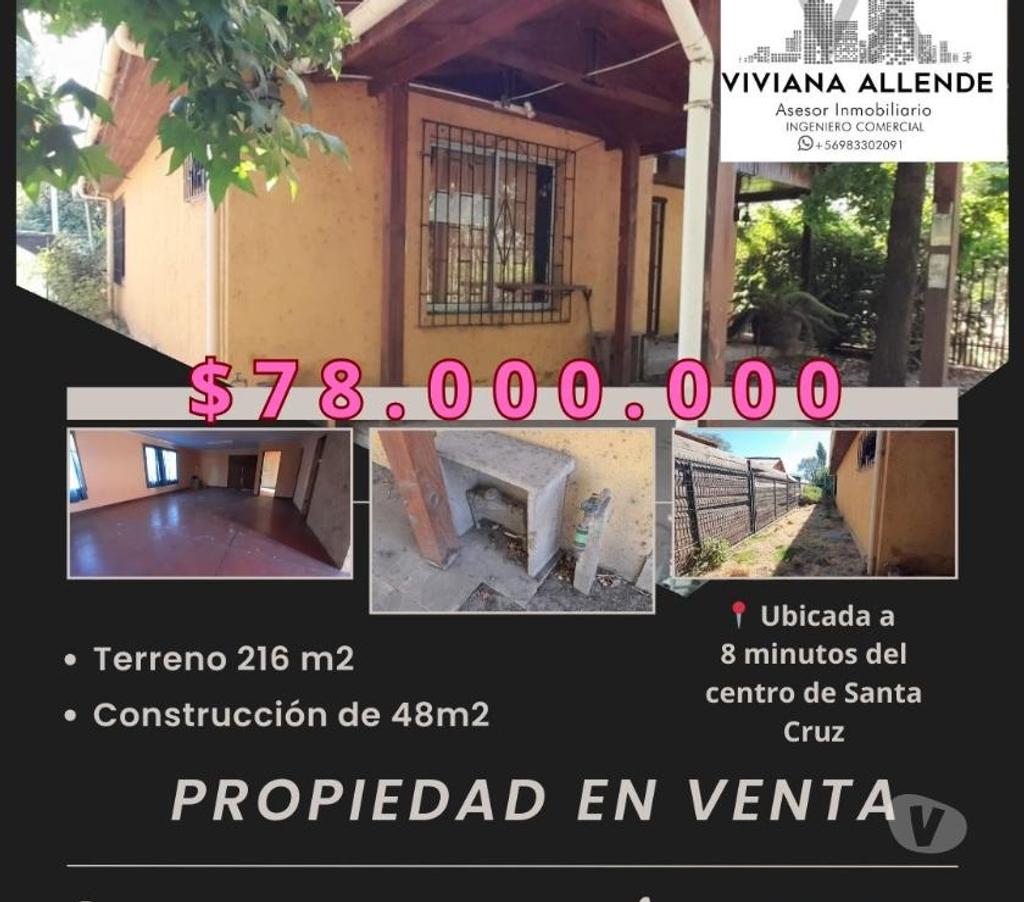 Bienes Raices Colchagua Santa Cruz - Fotos de Vendo propiedad a 8 minutos centro ciudad Santa Cruz