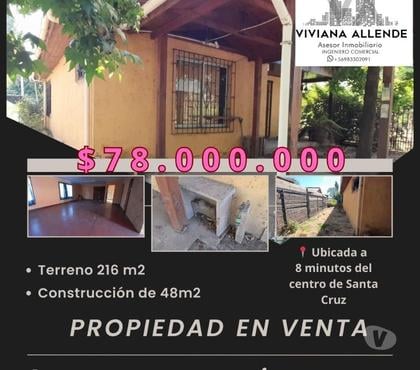 Inmobiliaria Santa Cruz Colchagua - Fotos de Vendo propiedad a 8 minutos centro ciudad Santa Cruz
