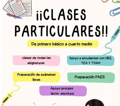 Clases Particulares de Apoyo Puente Alto Cordillera - Fotos de Clases Particulares y Apoyo Pedagógico