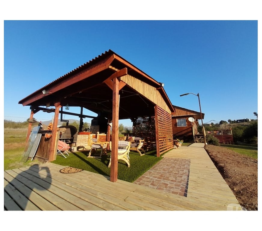 Bienes Raices Valparaíso Quintero - Fotos de VENDE MAGNÍFICA CABAÑA EQUIPADA EN PARCELA VALLE ALEGRE