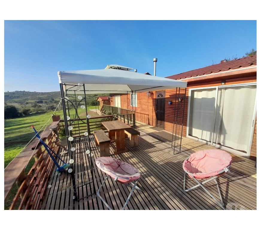 Bienes Raices Valparaíso Quintero - Fotos de VENDE MAGNÍFICA CABAÑA EQUIPADA EN PARCELA VALLE ALEGRE