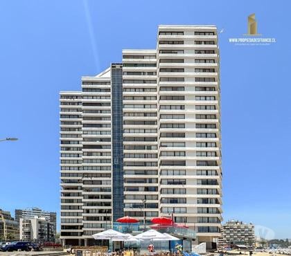 Bienes Raices Viña del Mar Valparaíso - Fotos de VIÑA VENDE DEPARTAMENTO 3D 2D PRIMERA LINEA SAN MARTIN