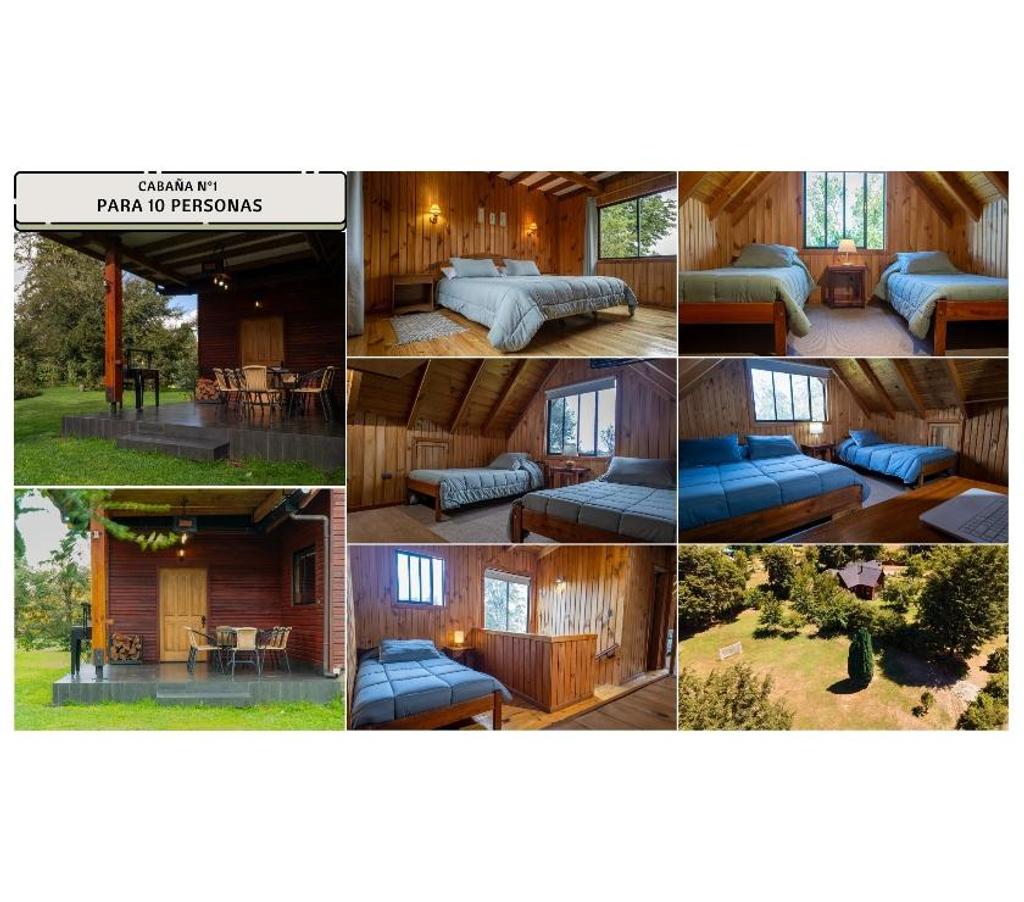 Arriendos Vacaciones Valdivia Panguipulli - Fotos de Cabañas para 10 y 12 personas a 4 km del centro Panguipulli
