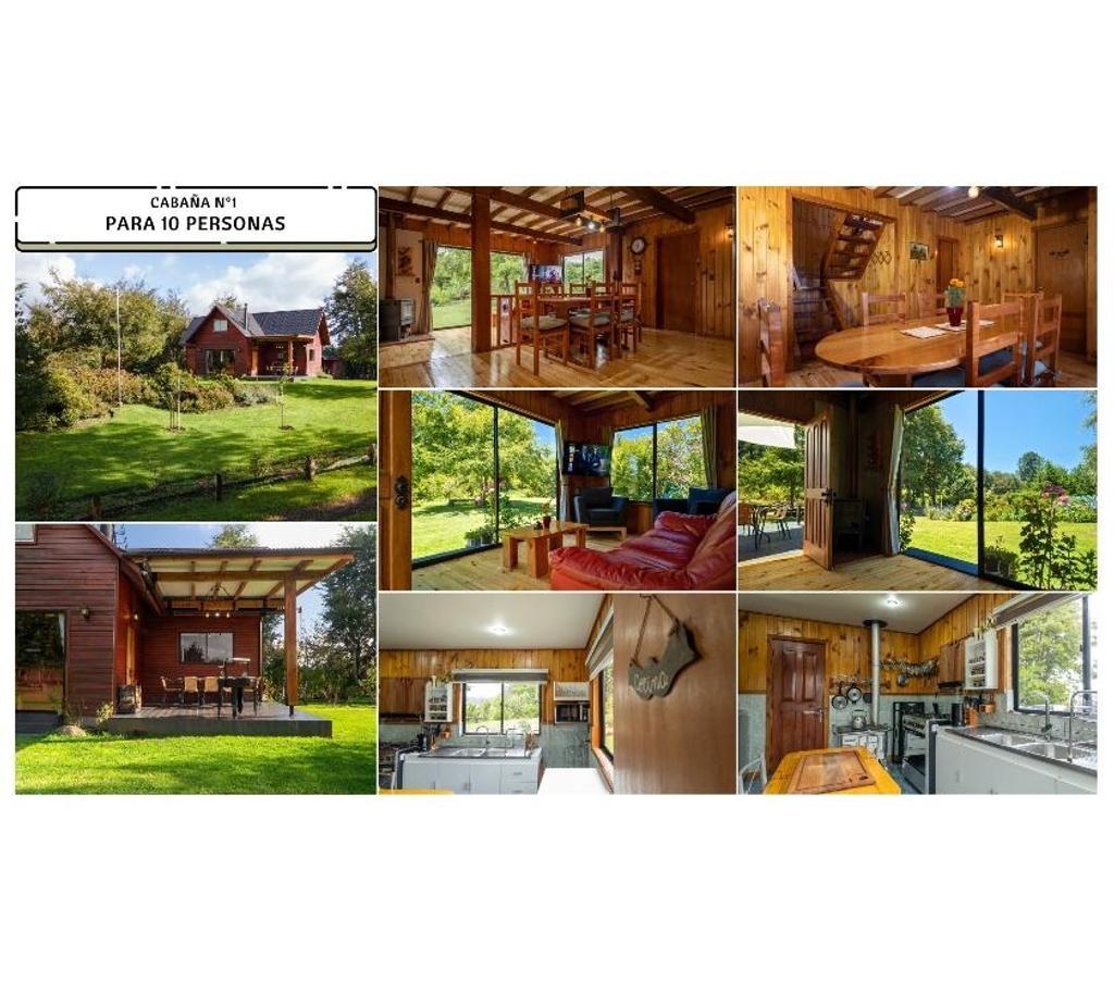 Arriendos Vacaciones Valdivia Panguipulli - Fotos de Cabañas para 10 y 12 personas a 4 km del centro Panguipulli