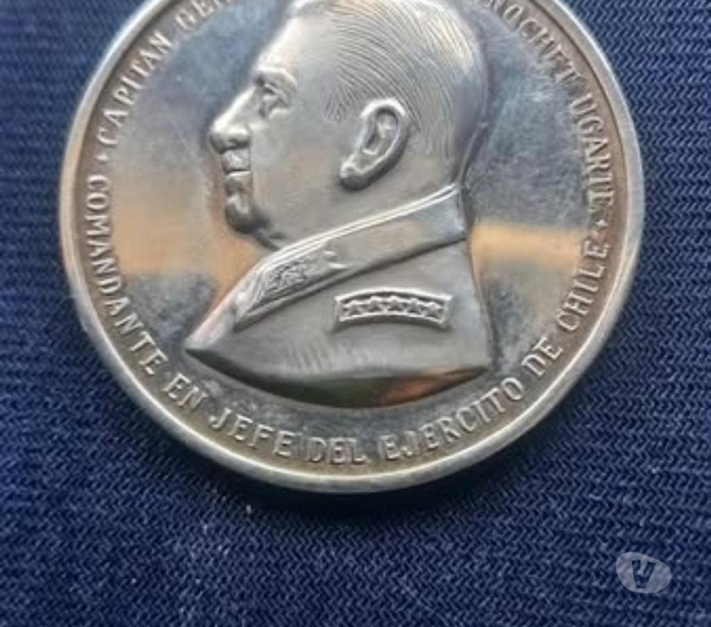 Obras de Arte-De Colección Santiago Santiago - Fotos de Exclusiva Moneda de plata imagen : Augusto Pinochet Ugarte