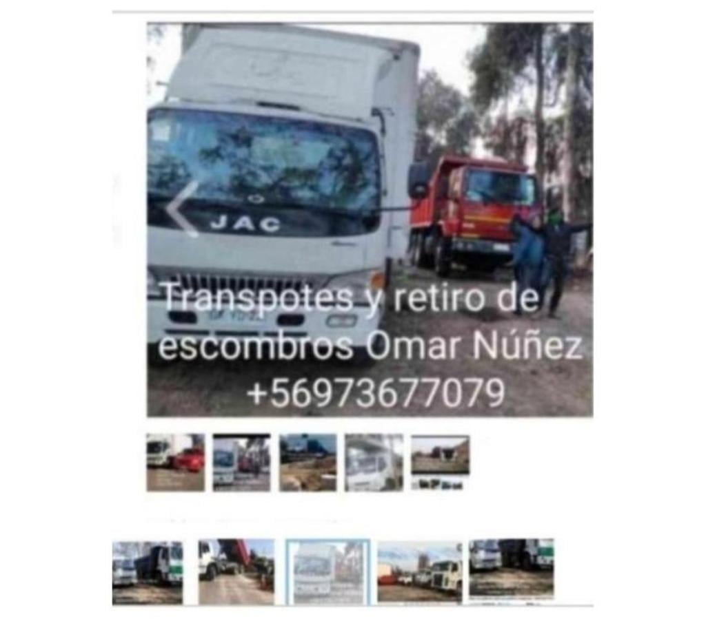 Fletes y Mudanzas - Transportes Santiago Pudahuel - Fotos de Retiro escombros pudahuel quinta normal +56973677079