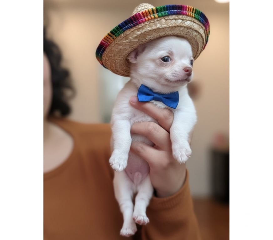 Gatos en Venta Santiago Maipú - Fotos de Macho Chihuahua blanco manzana