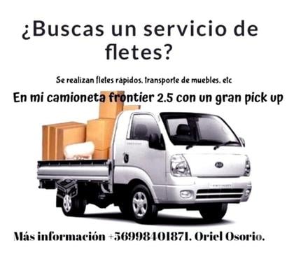 Fletes y Mudanzas - Transportes Quinta Normal Santiago - Fotos de Servicios de Fletes cortos rapidos Stgo poniente