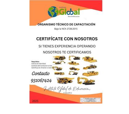 Otros Servicios Copiapó Copiapó - Fotos de ¡CERTIFICADO PARA OPERADOR,RIGGER Y SOLDADOR!