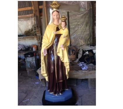 Accesorios Casa-Jardín Colbún Linares - Fotos de Virgen del Carmen imagen religiosa fibra de vidrio