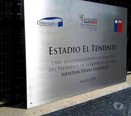 Otros Servicios Ñuñoa Santiago - Fotos de PLACAS DE ACERO INOXIDABLES GRABADAS PARA INSTITUCIONES