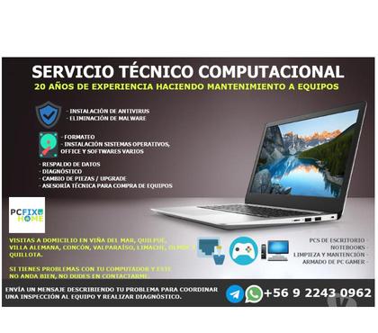 Servicios de Informática Viña del Mar Valparaíso - Fotos de Revisión notebook, PC escritorio, PC Gamer V Región