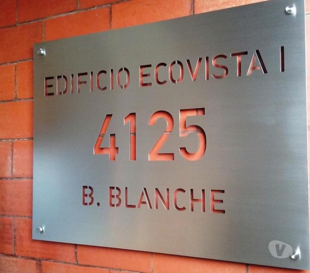 Otros Servicios Santiago Ñuñoa - Fotos de PLACAS CALADAS DE ACERO INOXIDABLE PARA CONDOMINIOS Y CASAS