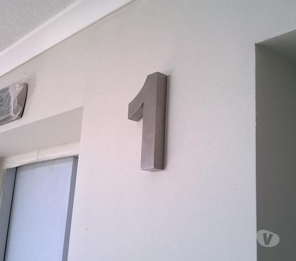 Otros Servicios Santiago Ñuñoa - Fotos de NÚMEROS DE ACERO INOXIDABLES PARA CONDOMINIOS Y EDIFICIOS