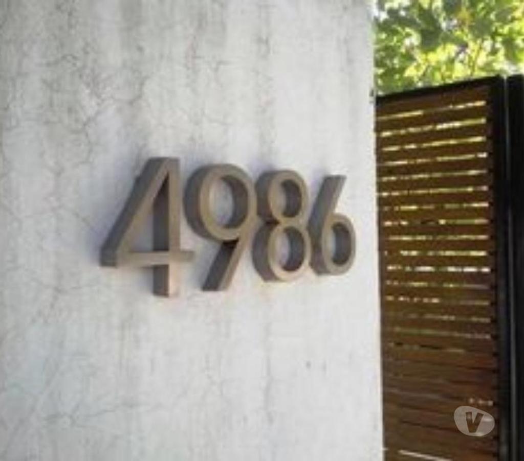 Otros Servicios Santiago Ñuñoa - Fotos de NÚMEROS DE ACERO INOXIDABLES PARA CONDOMINIOS Y EDIFICIOS