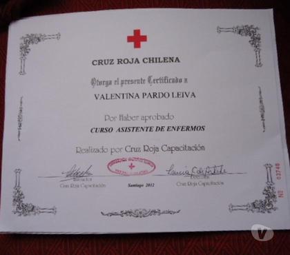 Cuidado Abuelos - Enfermos Viña del Mar Valparaíso - Fotos de se ofrece Asistente de enfermos Cruz Roja