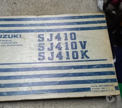 Servicios para Autos Santiago Santiago - Fotos de Manual original del propietario para Jeep Suzuki SJ410