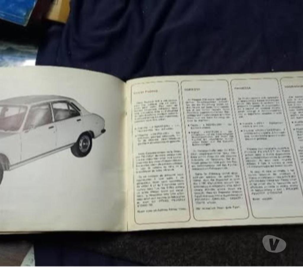 Accesorios para Autos Santiago Santiago - Fotos de Manual de usuario Peugeot 504 impecable.