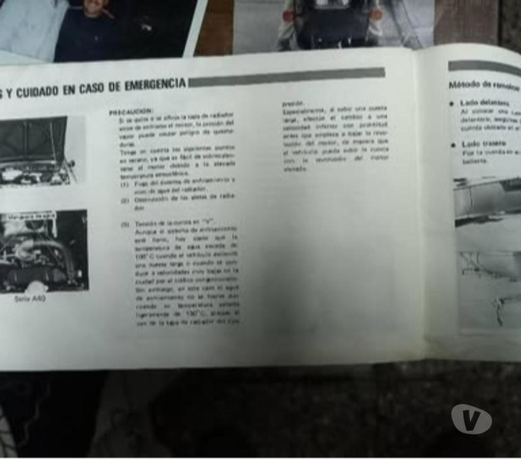 Accesorios para Autos Santiago Santiago - Fotos de Manual de usuario Daihatsu Charmant.