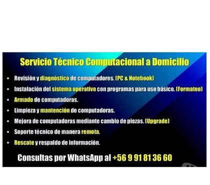 Servicios de Informática Quilpué Valparaíso - Fotos de Servicio Tecnico computacional (PC & Notebook)