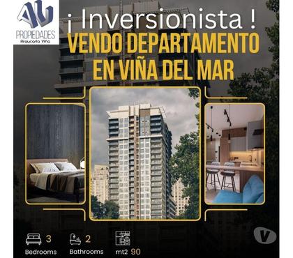 Departamentos en venta Viña del Mar Valparaíso - Fotos de Dpto 3d-2b-1e 90 mt2 Plan Viña del Mar UF 4.750