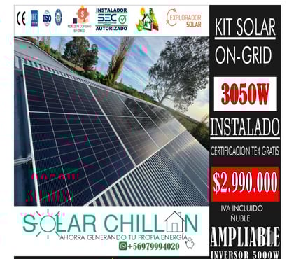Material-Equipo Profesional Chillán Ñuble - Fotos de ENERGIA SOLAR CHILLAN